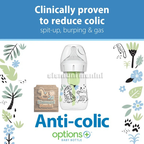 شیشه شیر آنتی کولیک دکتر براون اصل 150میل طرح پلنگ و میمون در سیسمونی مانی نی