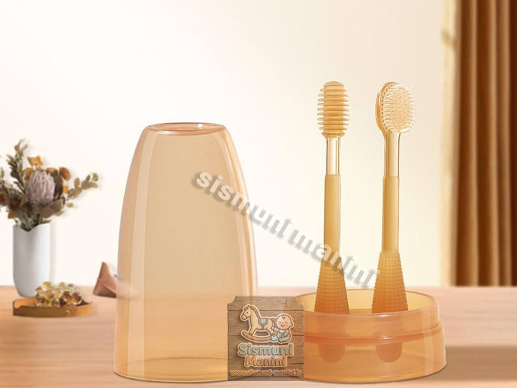 مسواک لثه ای سیلیکونی نوزاد برند Baby Crown سیسمونی مانی نی