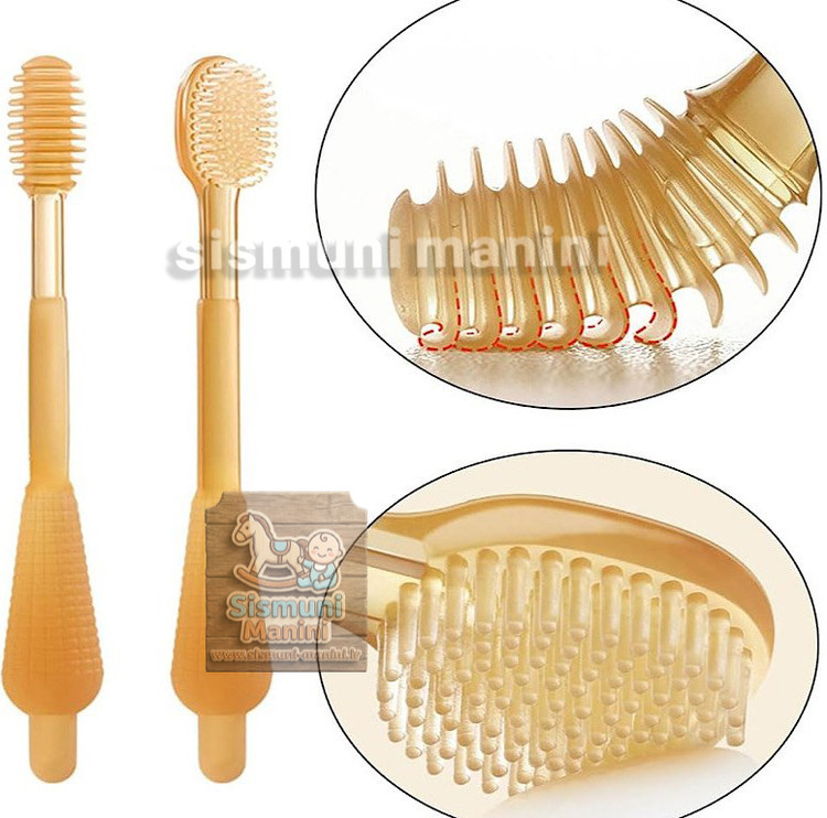 مسواک لثه ای سیلیکونی نوزاد برند Baby Crown سیسمونی مانی نی