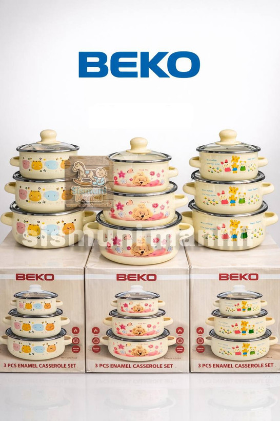 ست سرویس قابلمه لعابی وارداتی تایلندی سیسمونی مانی نی