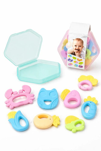 پک جغجغه و دندان گیر کودک Baby Rattle