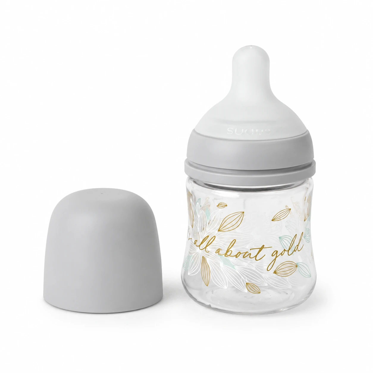 Gold Edition 150 ml silicone baby bottle