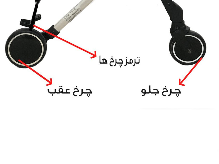 کالسکه دوقلو فوربی بی آلمانی تاشو مسافرتی درجه یک سیسمونی مانی نی