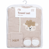 سرویس حوله نوزاد مادرکر mothercare طرح حیوانات سیسمونی مانی نی