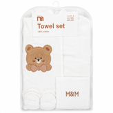 سرویس حوله نوزاد مادرکر mothercare طرح حیوانات سیسمونی مانی نی