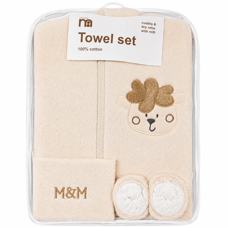 سرویس حوله نوزاد مادرکر mothercare طرح حیوانات سیسمونی مانی نی