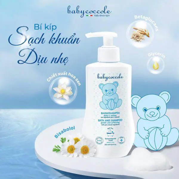 شامپو سر و بدن 250 ميلی ليتر بی بی كوكول Baby Coccole در سیسمونی مانی نی