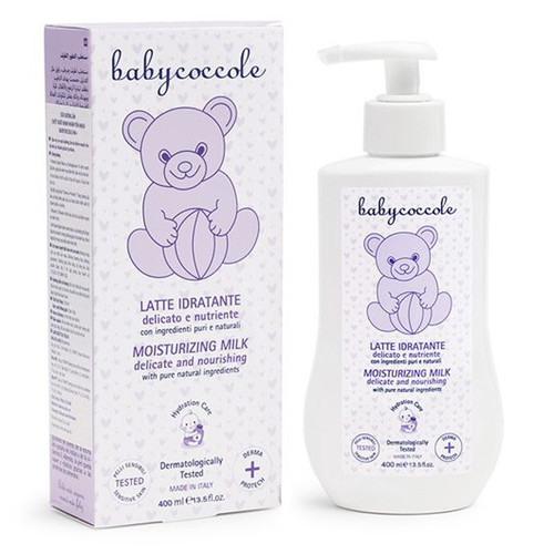 لوسیون مرطوب کننده بی بی کوکول (Baby Coccole) اصل ایتالیا 400 میلیلیتر در سیسمونی مانی نی