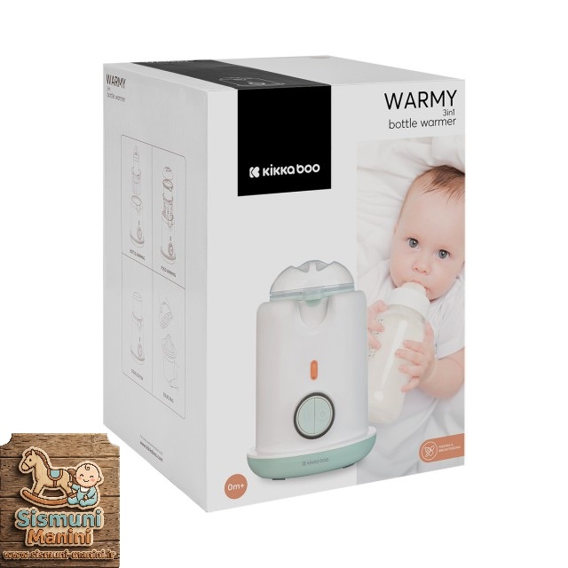 گرمکن و استریل کننده شیشه شیر کیکابو مدل Warmy 3in1 kikkaboo در سیسمونی مانی نی