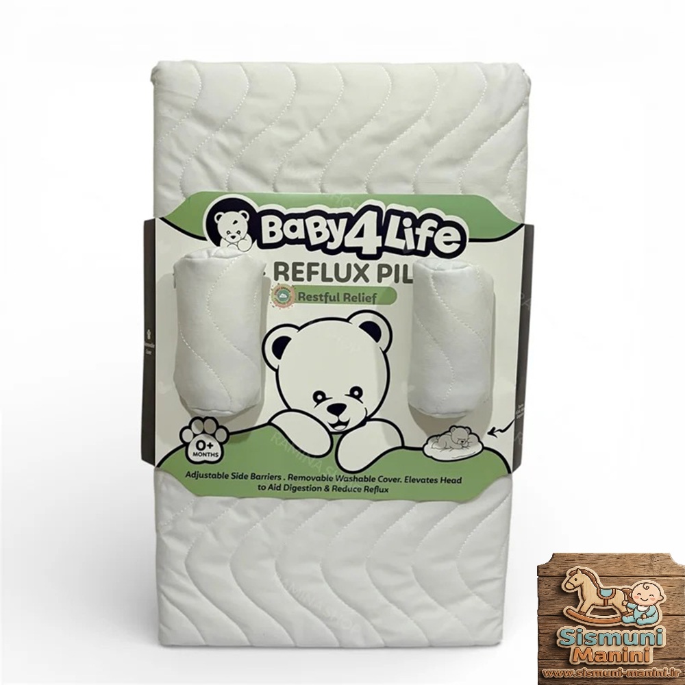 تشک شیب‌دار آنتی رفلاکس Baby4Life نوزاد در سیسمونی مانی نی